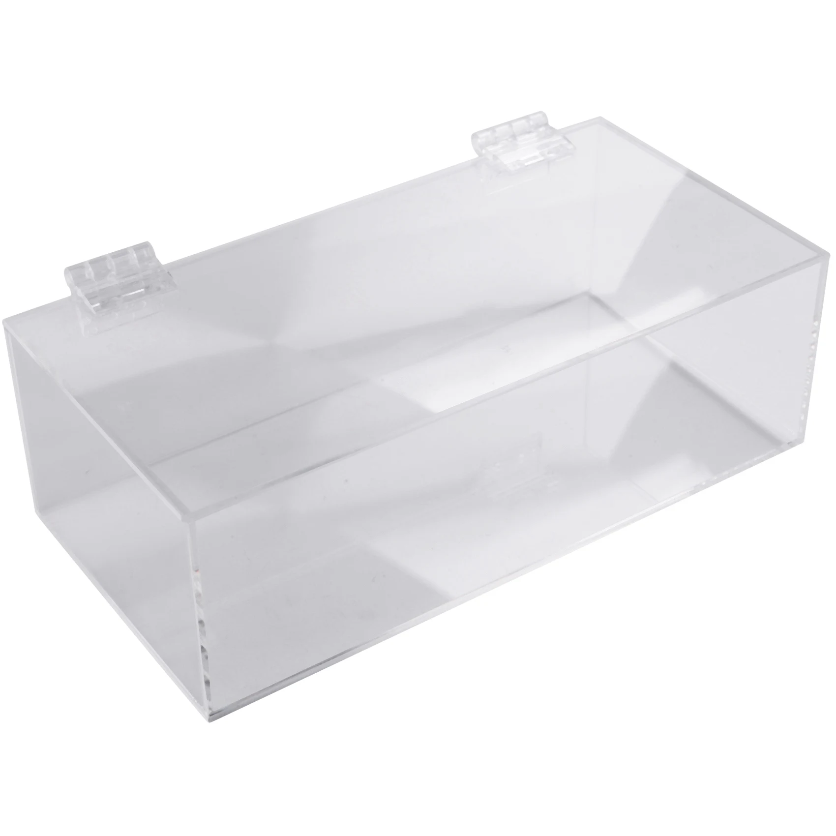 

Nonporous Acrylic Clear Tissue Box Disposable Mask Storage Box Gloves Dustproof Organize Box
