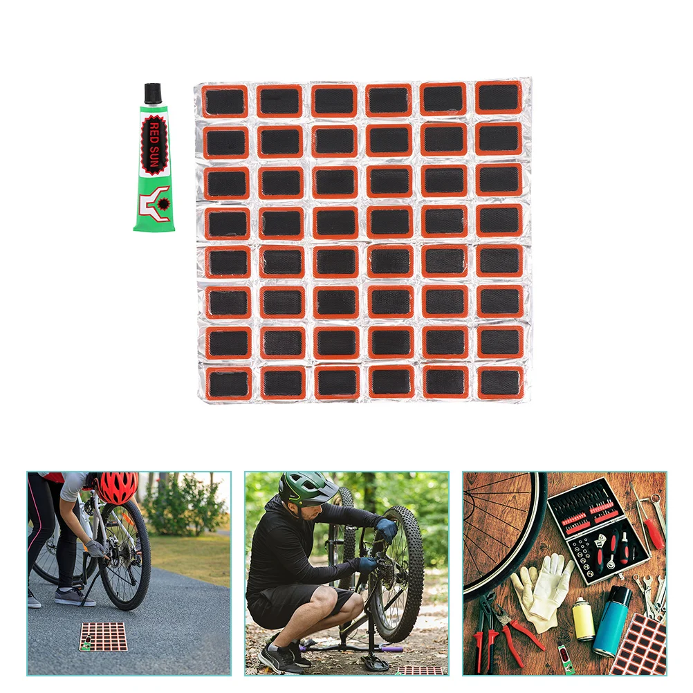 

Tirebike Repair Tube Puncture Kit Tyre Inner Cycling Adhesive Rubber Emergency