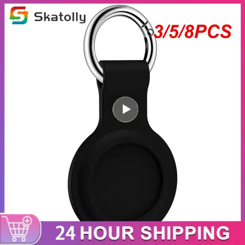 

3/5/8PCS Mini Airtags Gps Tracker Out Reminder Portable Smart Finder Real Time Tracking Anti-lost Safety Equipment Key Finder
