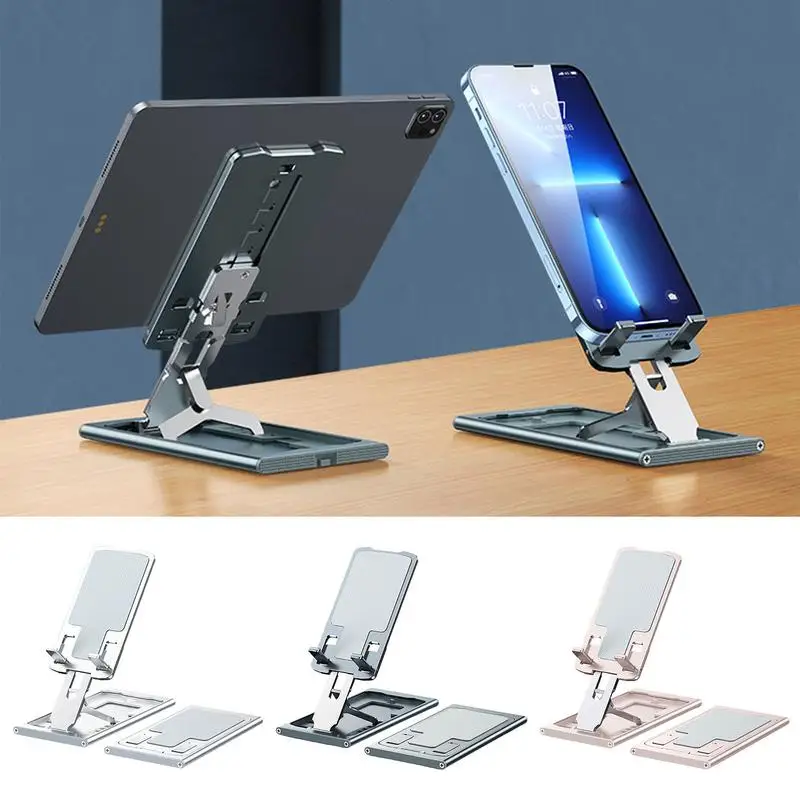 

Universal Mobile Phone Holder Portable Mobile Phones Desk Mount Adjustable Folding Phone Stand Bracket For Mobiles And Tablets