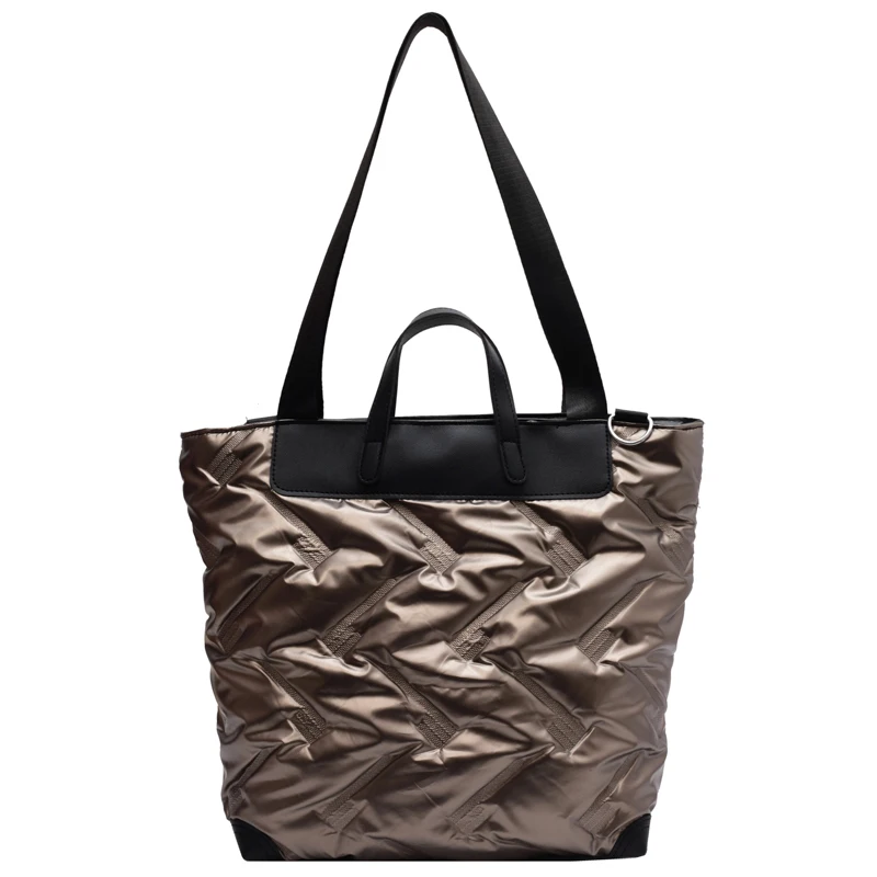 

2023 зимняя модная женская сумка на плечо из хлопка с большим объемом, повседневная женская сумка для путешествий и покупок