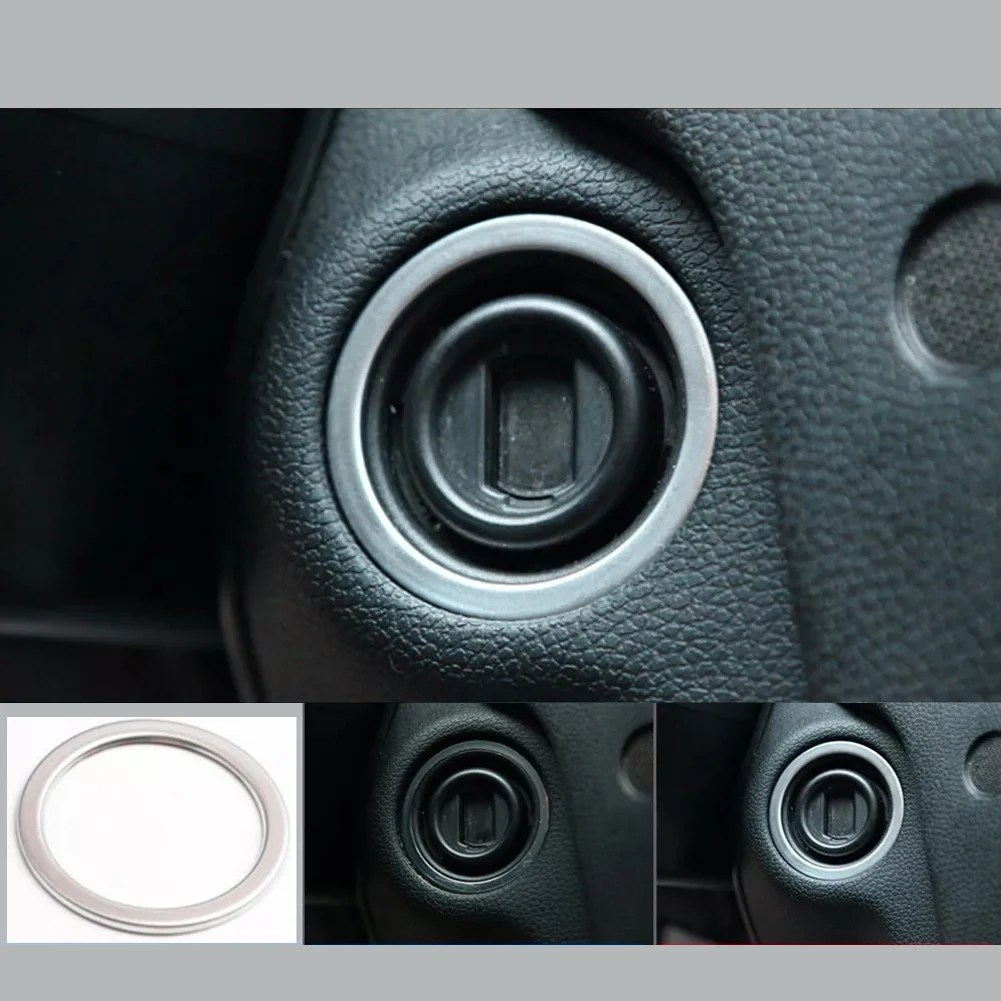 Украшение автомобиля отделка ключа зажигания цвет серебра автомобильный