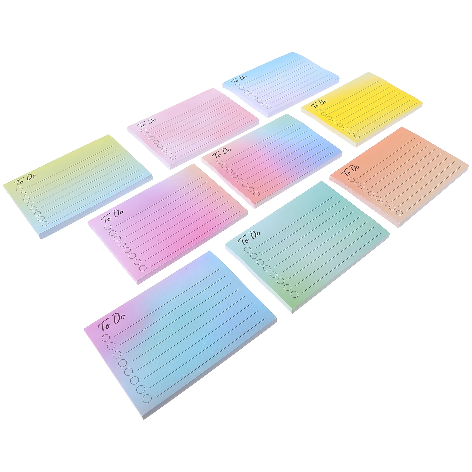 

9 Books of Household Cute Sticky Notepads Sticky Notepads Sticky Scrapbook Memo Stickers