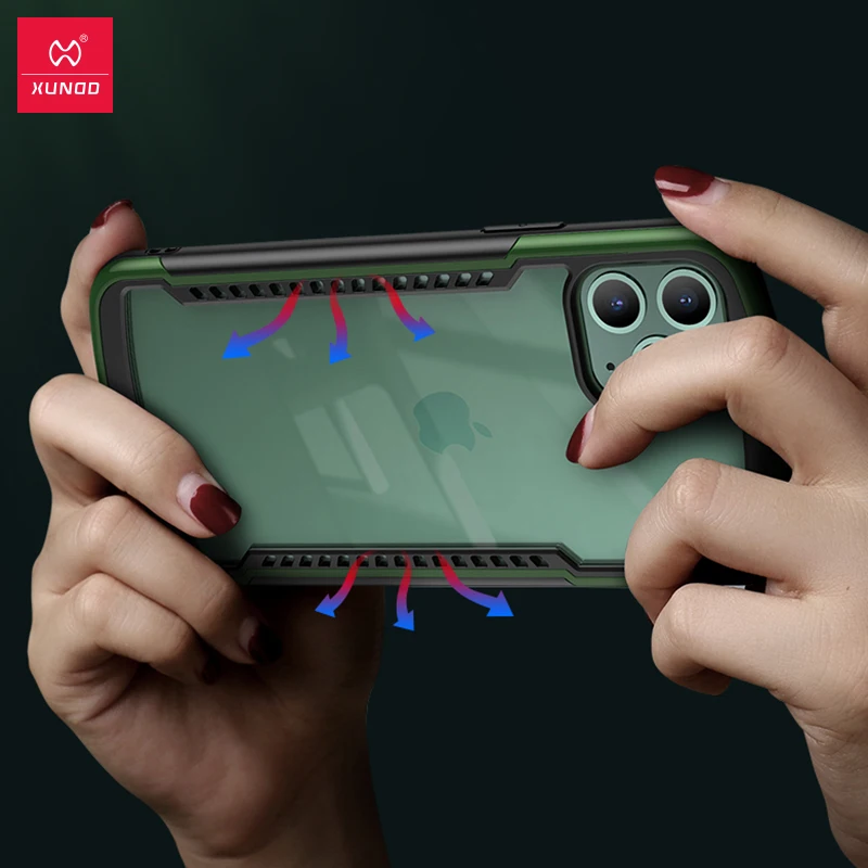 For iPhone 11 Case Shockproof Airbags Powerful Armor Back Cover for iPhone XR for iPhone 11 Pro Max for iPhone XS MAX XUNDD