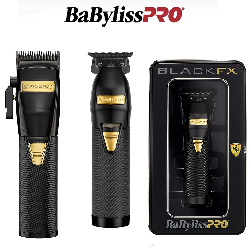 

BaByIiss Pro Metal Collection Black FX Lithium FX870BN Babers Professional Salons Hair Clipper Trimmer