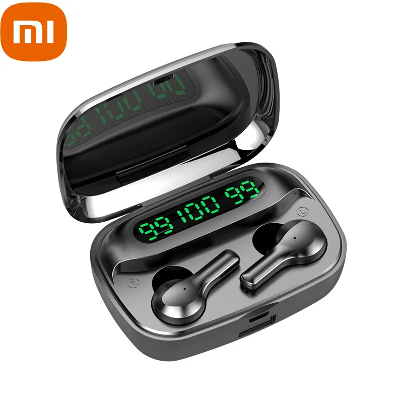 

XIAOMI 2000mAh Bluetooth Earphone Wireless Headphones LED TWS with Microphone Earphones Waterproof Noise Cancel Headset Earbuds