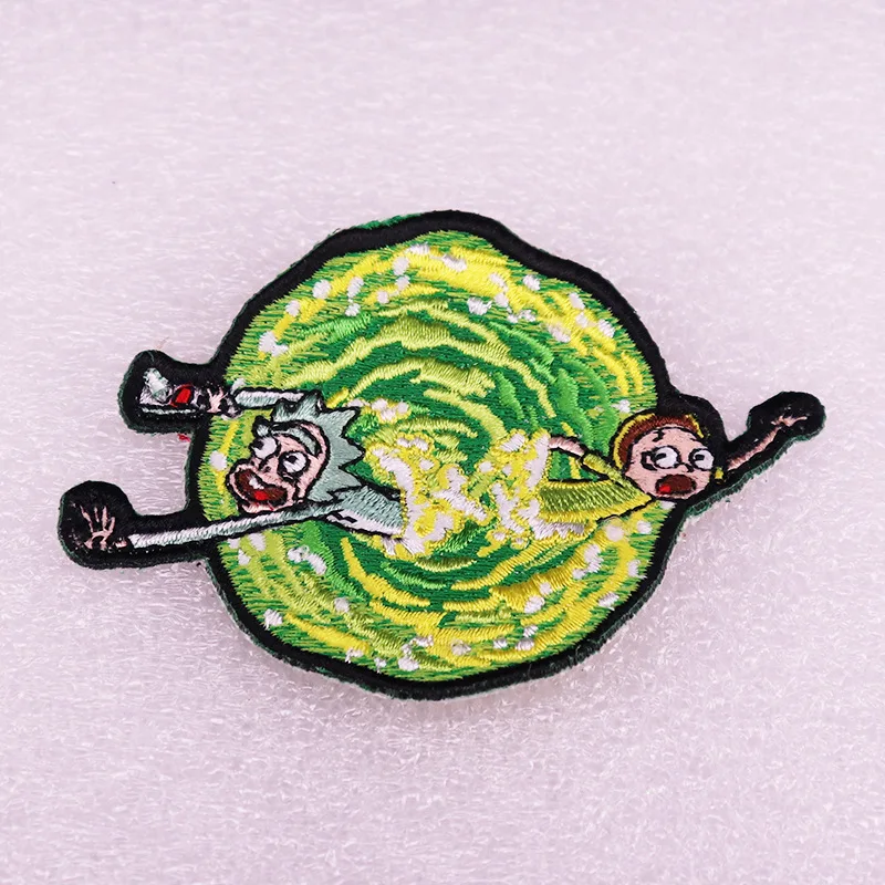 

Creative Sci-Fi Sitcom Animated Embroidered Cloth Patch Stickers for Jewelry Accessory Embroidery Sewing