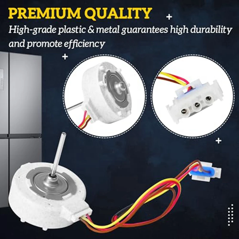 Двигатель вентилятора испарителя 1 шт. 809069201 AP6041795 Металл для Frigidaire Kenmore Electrolux DGHD2361