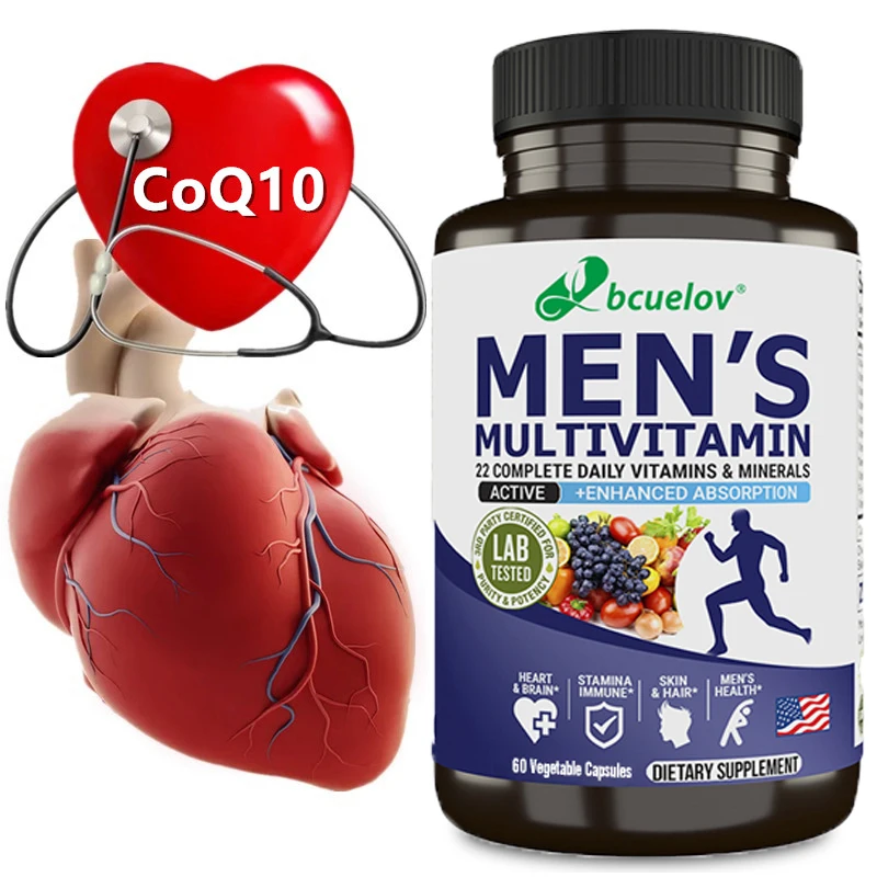 

Men's Multivitamin - Supports Increased Strength, Muscle Energy, Supports Brain, Joint and Heart Health, and Boosts Immunity