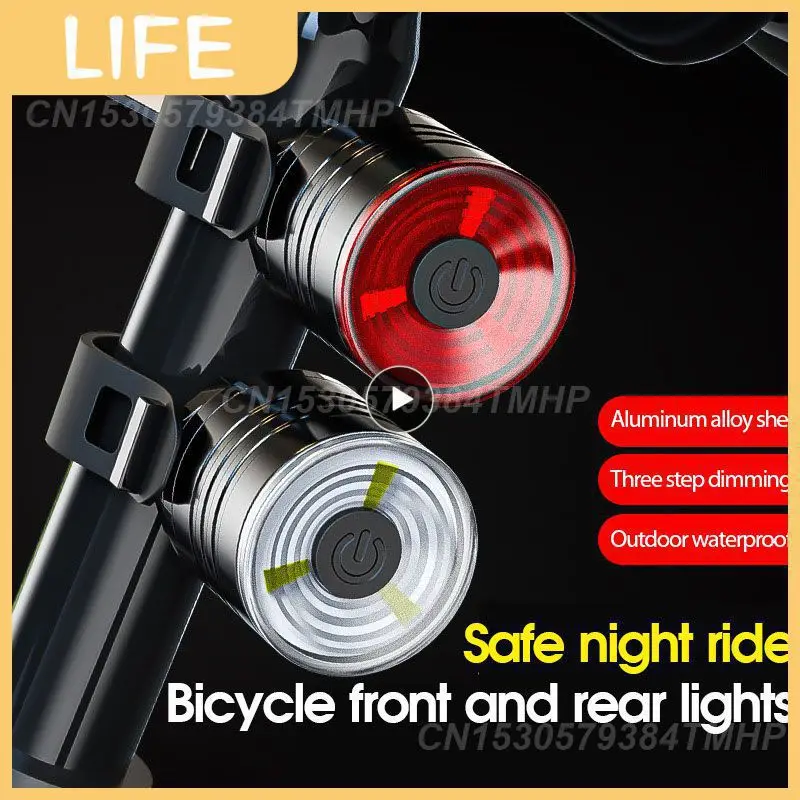 

Внешний фонарь для велосипеда, задний фонарь, фонарик для ночной езды, фонарь с регулируемой яркостью в 3 шага, водонепроницаемый фонарь для горного велосипеда