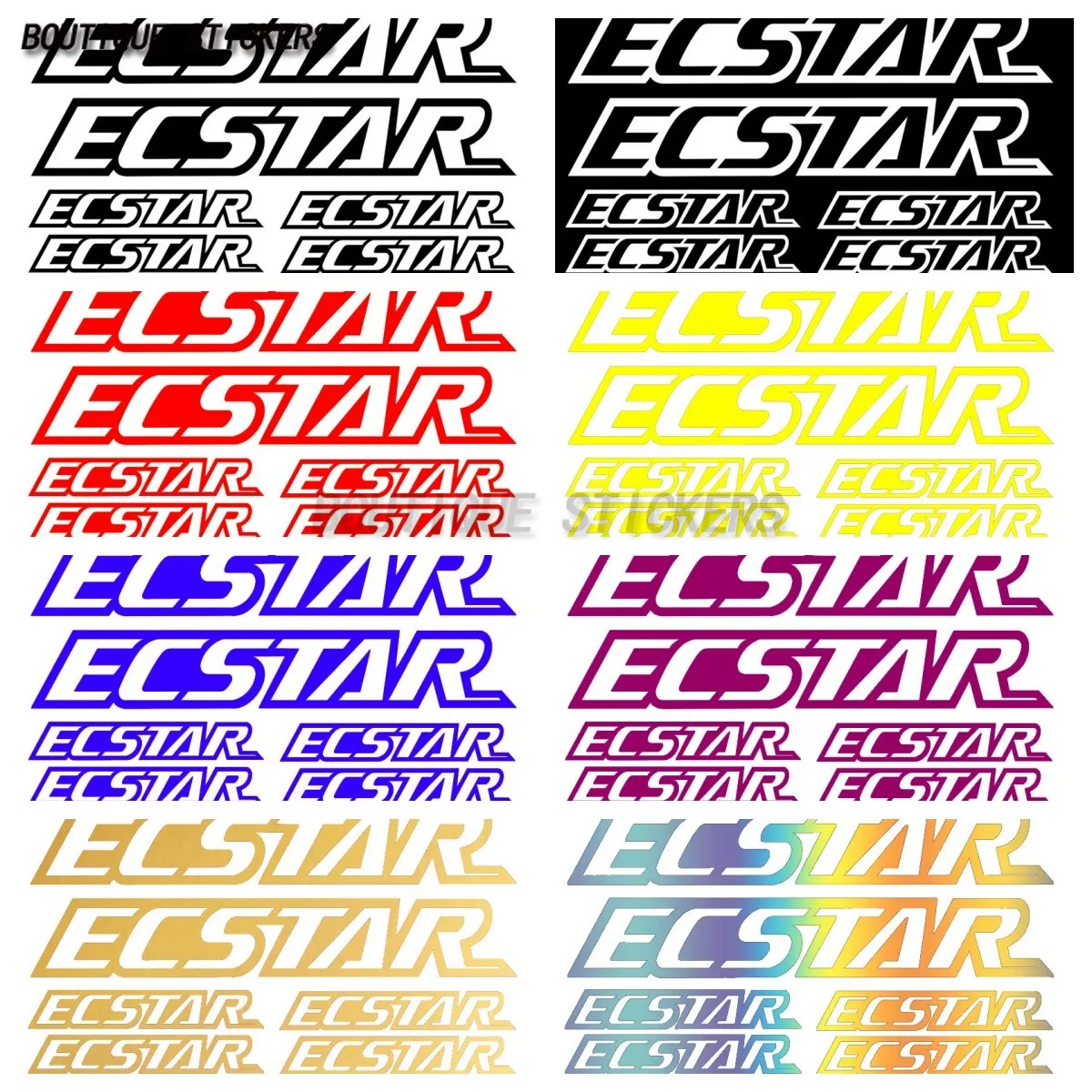 Высококачественная наклейка Ecstar, ламинированная наклейка Moto GP, спонсорский мотоцикл Suzuki, качественная наклейка, набор водонепроницаемых ПВХ наклеек