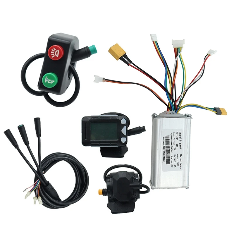 

Фотовспышка с ЖК-дисплеем, тормозом и переключателем, Сменные аксессуары, Велосипедное оборудование, 1 комплект, 36 В, 250 Вт