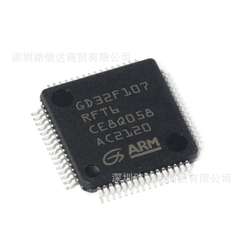 

100% New Original GD32F107RFT6 Single Chip MCU ARM32-bit Microcontroller IC Chip LQFP-64 New Original