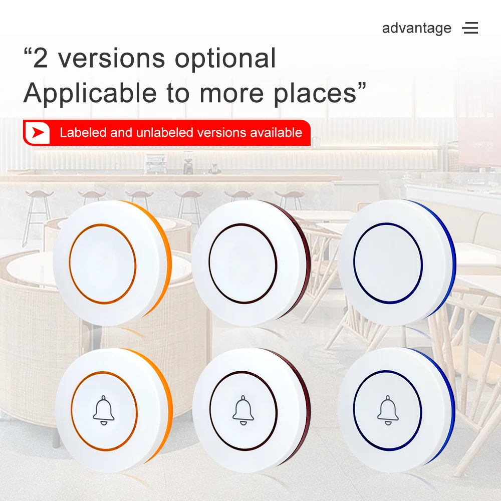 Беспроводная система вызова CTT12 10 шт