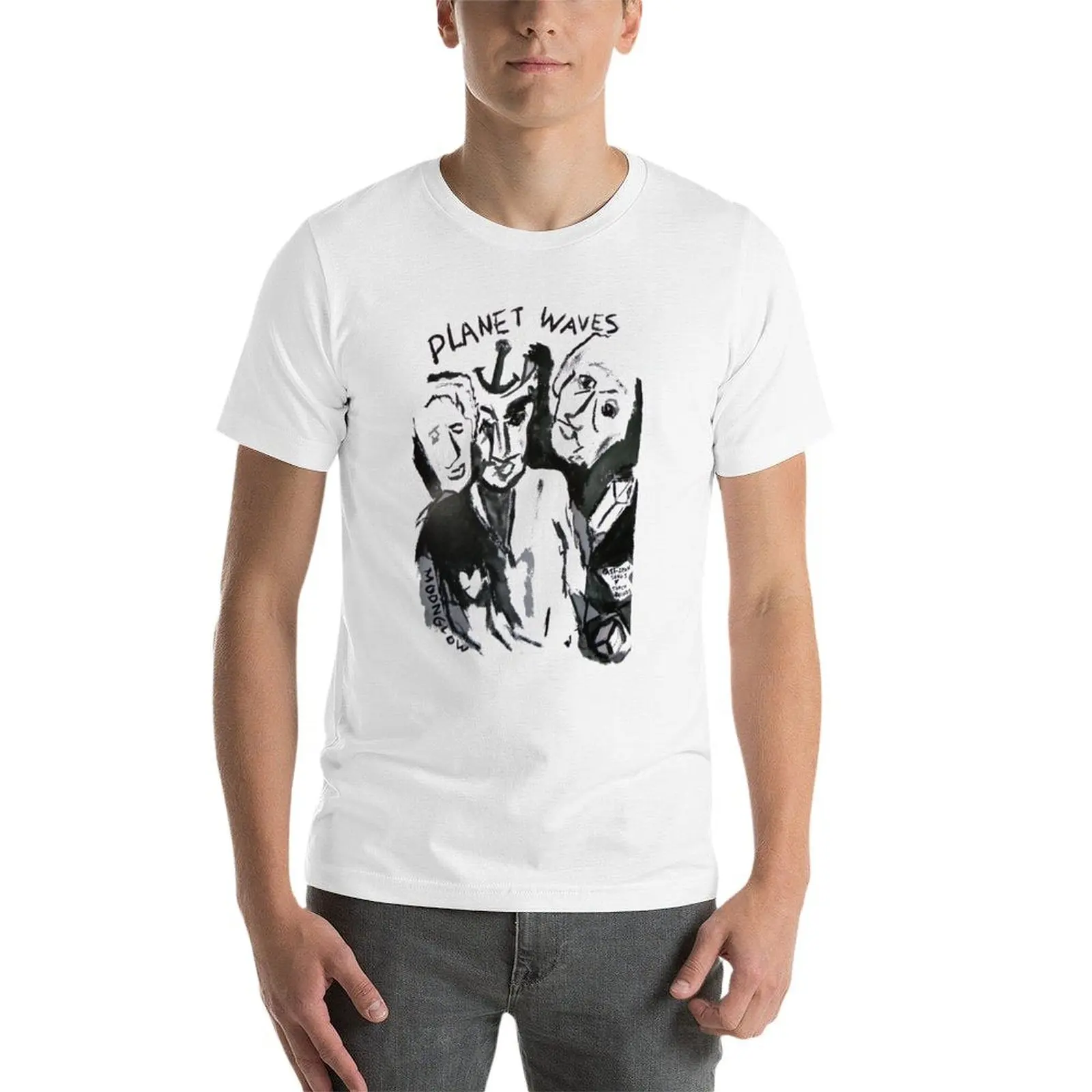 Футболка Planet Waves футболки большого размера мужские модные рубашки для больших и
