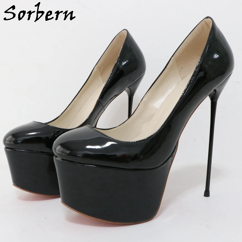 

Женские туфли-лодочки с открытым носком, на высоком каблуке 16 см