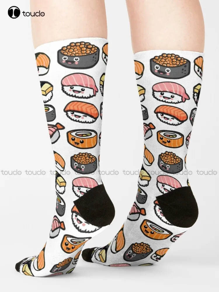 

Sushi Family! Socks Hiking Socks Street Skateboard Socks Unisex Adult Teen Youth Socks Hd High Quality Custom Gift Harajuku Art