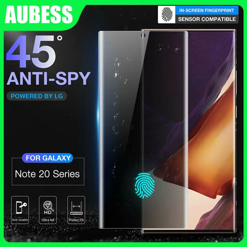 

Thin And Light Fibe Tempered Glass Screen Protector Portable Phone Privacy Glass Steel Film Full Lens Fit Anti- Tempered Film