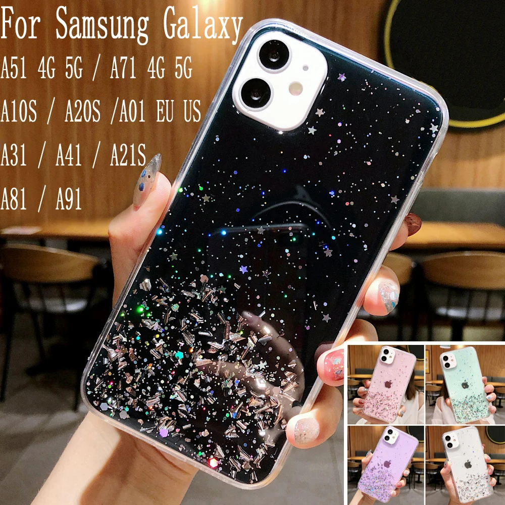 

Sunjolly Mobile Phone Cases Covers for Samsung Galaxy A51 A71 4G 5G A10S A20S A31 A41 A21S A81 A91 A01 EU US Case Cover coque