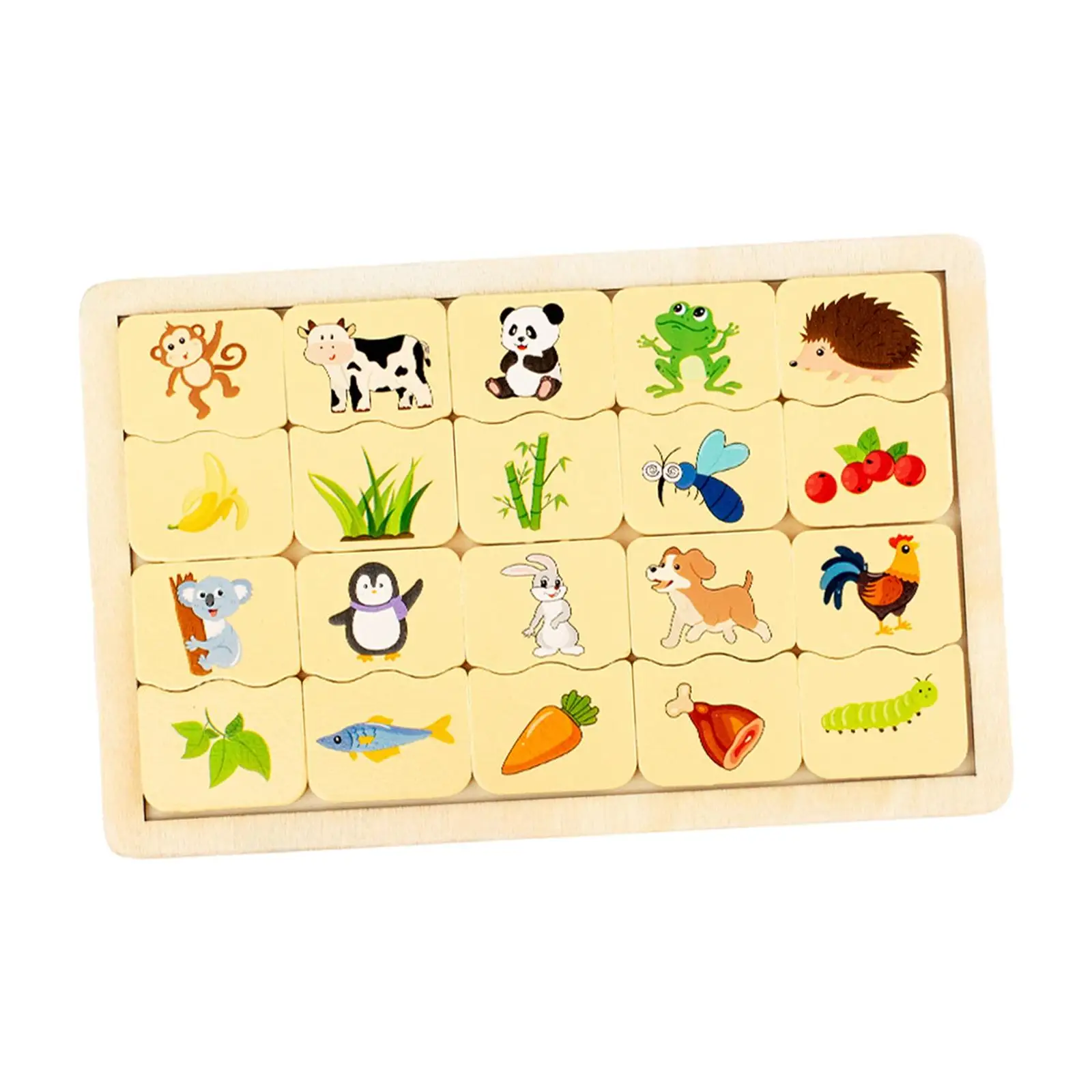 Montessori Wooden Puzzle Imagination Sorting Board for Infants Birthday Gift