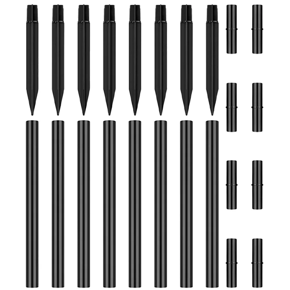 

8 Sets Lamp Street Replacement Pile Outdoor Solar Lights Stakes Spike Garden Plastic Supplies Ground