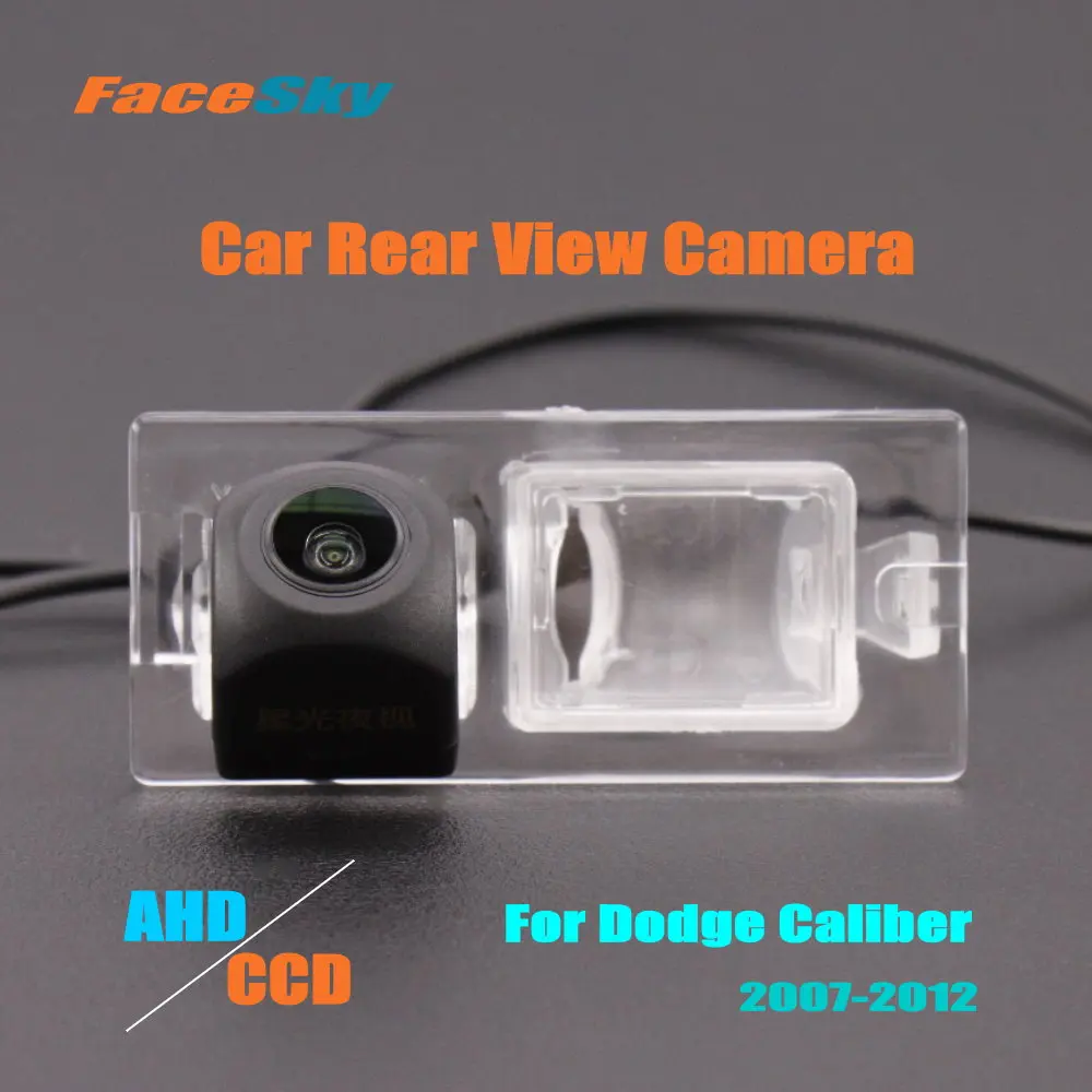 

FaceSky Car Rearview Camera For Dodge Caliber SE/SXT/R/T/SRT4 2007-2012 Rear Back Dash Cam AHD/CCD 1080P Reverse Accessories