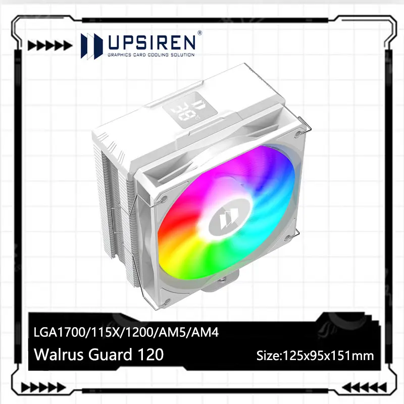 Охладитель Процессора UPSIREN Walrus Assassin 90 С Конструкцией Башни Теплопроводной