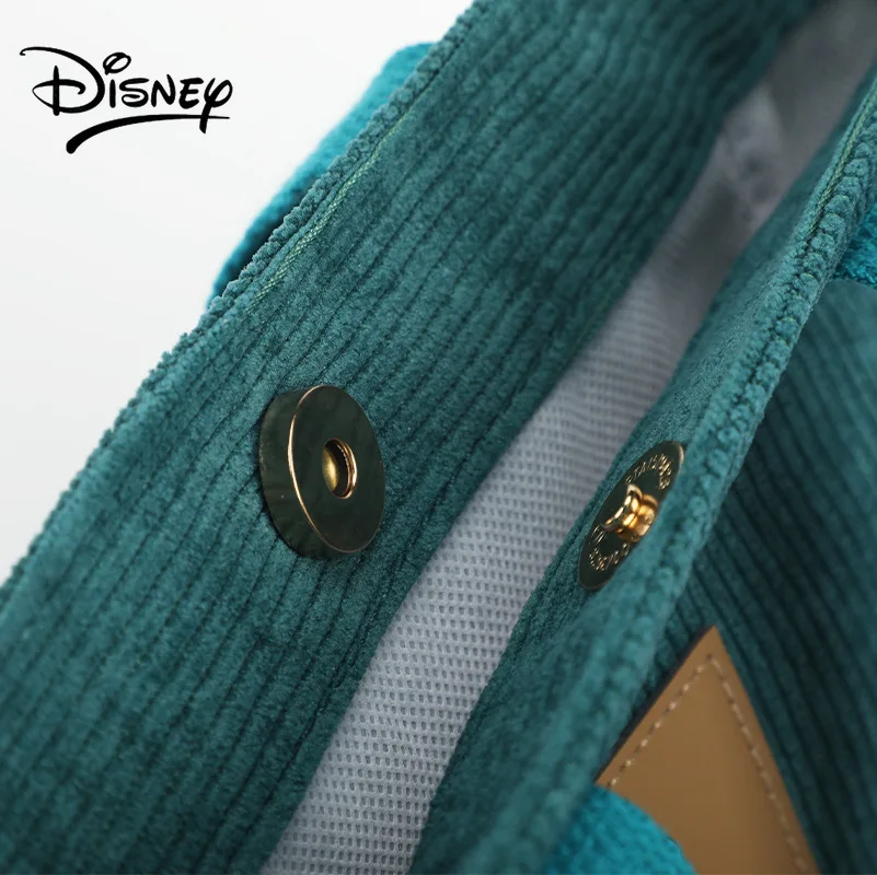 Disney 2022 New Corduroy Tote Bag Women's Tote Cosmetic Bag Large Capacity Picnic Lunch Box Bento Bag Shoulder Bag  Disney Bag