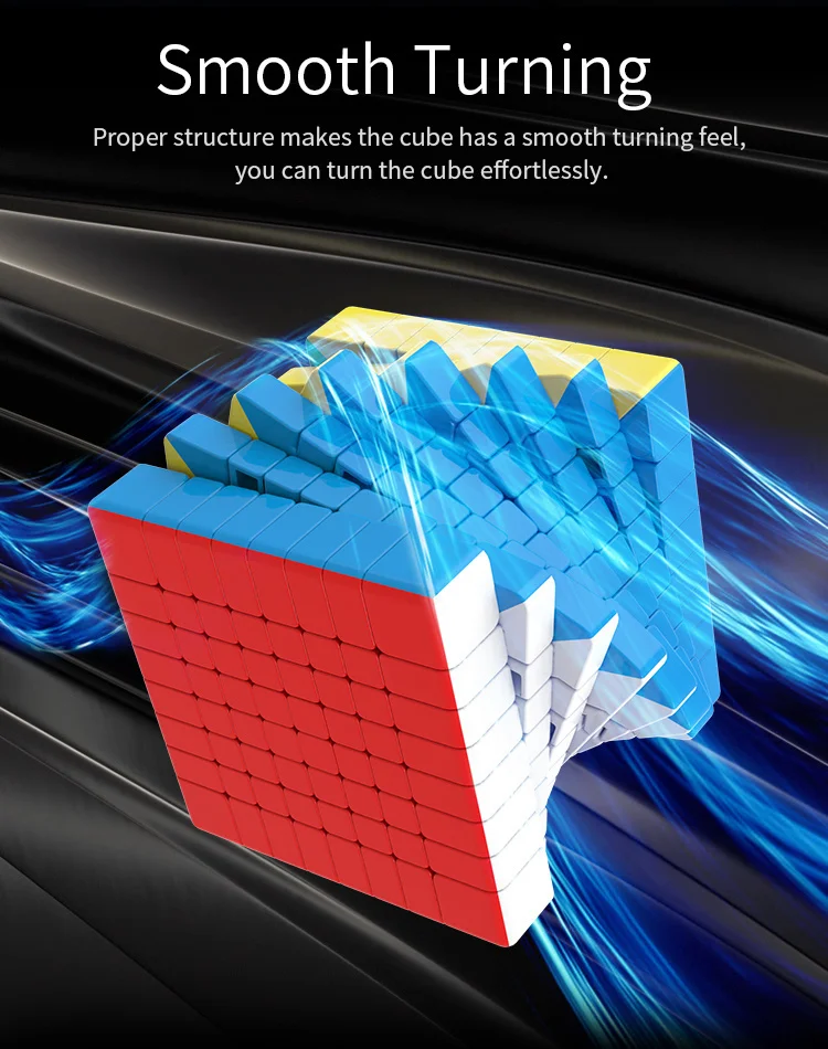 Moyu MFJS Meilong 8x8 Магический скоростной куб без наклеек профессиональные