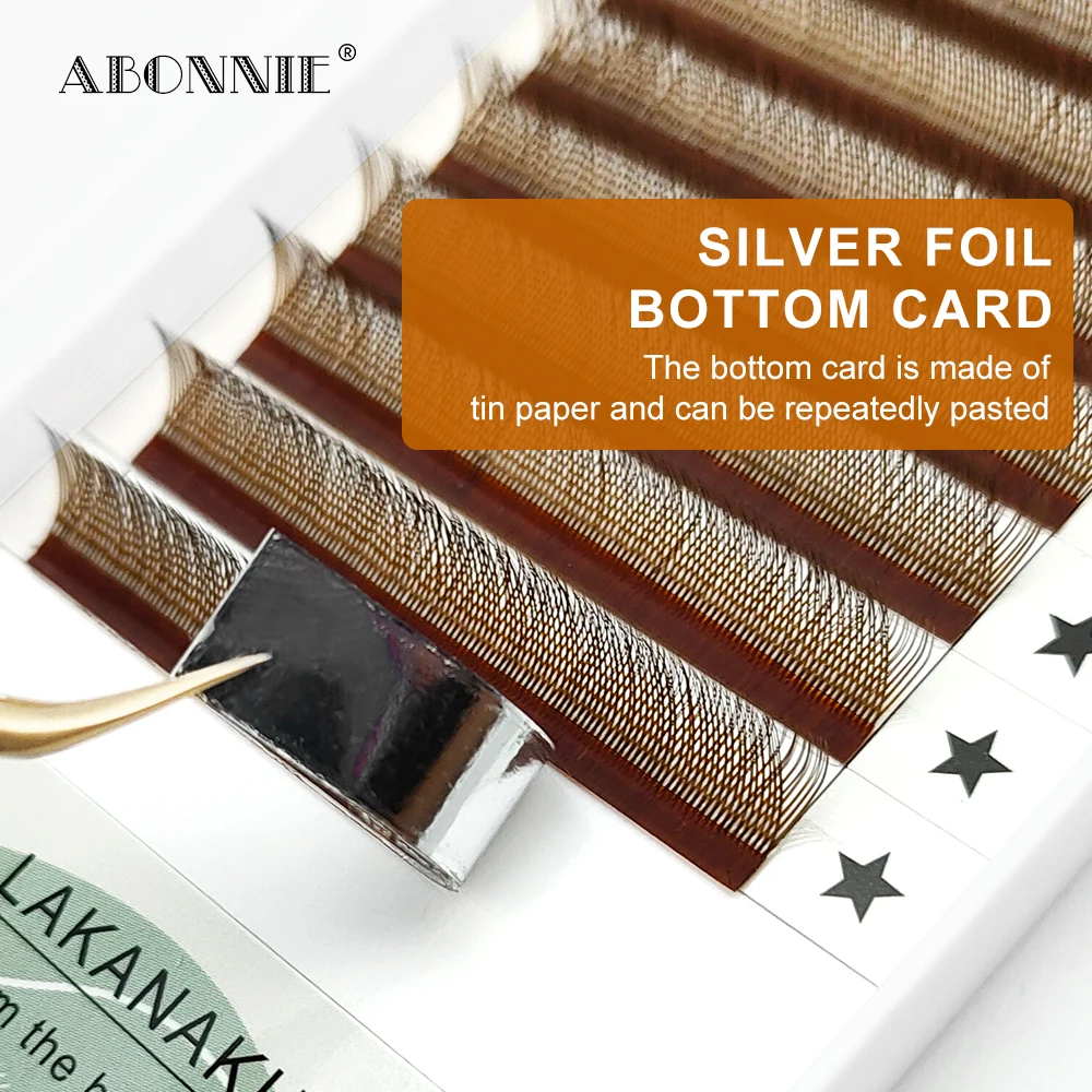 Цветные Y-образные накладные ресницы LAKANAKU