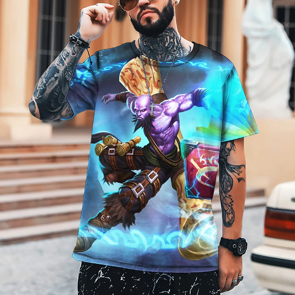 

LOL HD 3D Printing T-Shirt Casual Style Short Sleeve T-Shirt Soft and Comfortable High Quality Hot Sale New