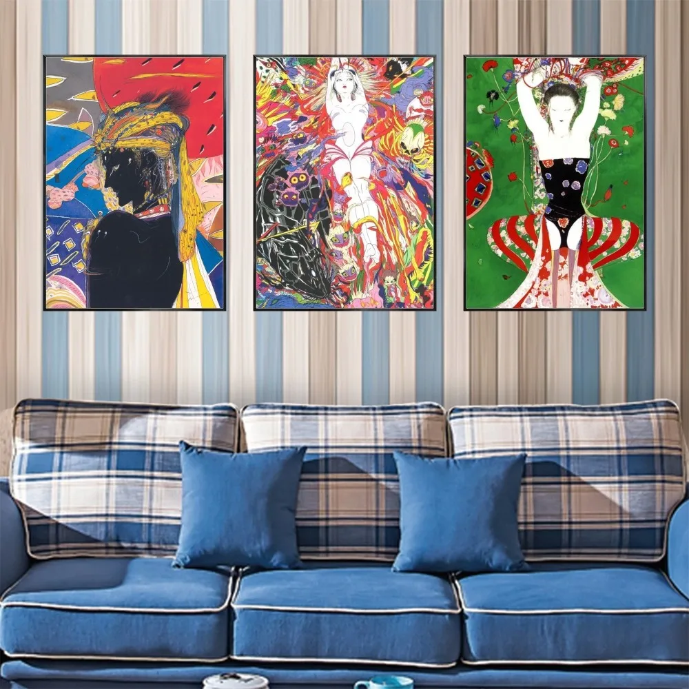 Аниме постер финальной фантазии Yoshitaka Amano настенное искусство домашний декор для