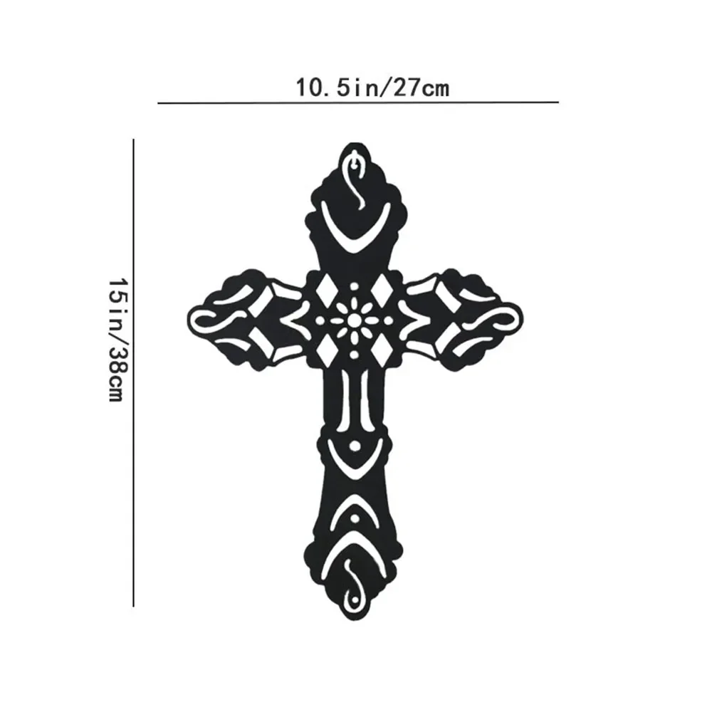 Декоративный крест на стену (15X10 дюймов)-христианский распятие настенная