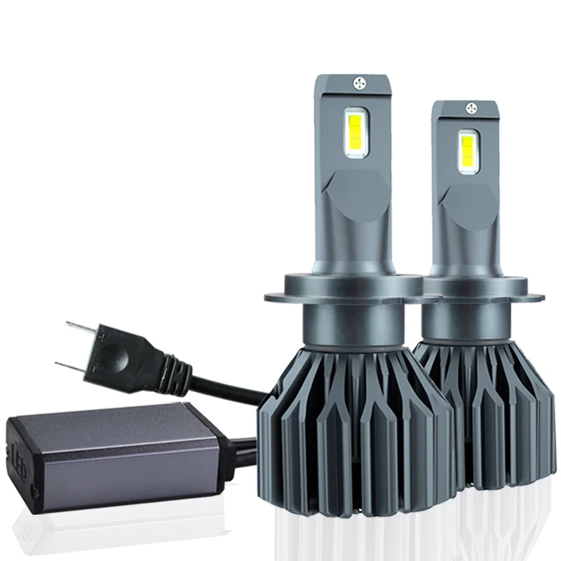 

Led H7 Car Lights 12V Headlight 18000LM 5Times Brighter Than Halogen Lamp Intense Spotlight Wide View Field Safe For Night Drive