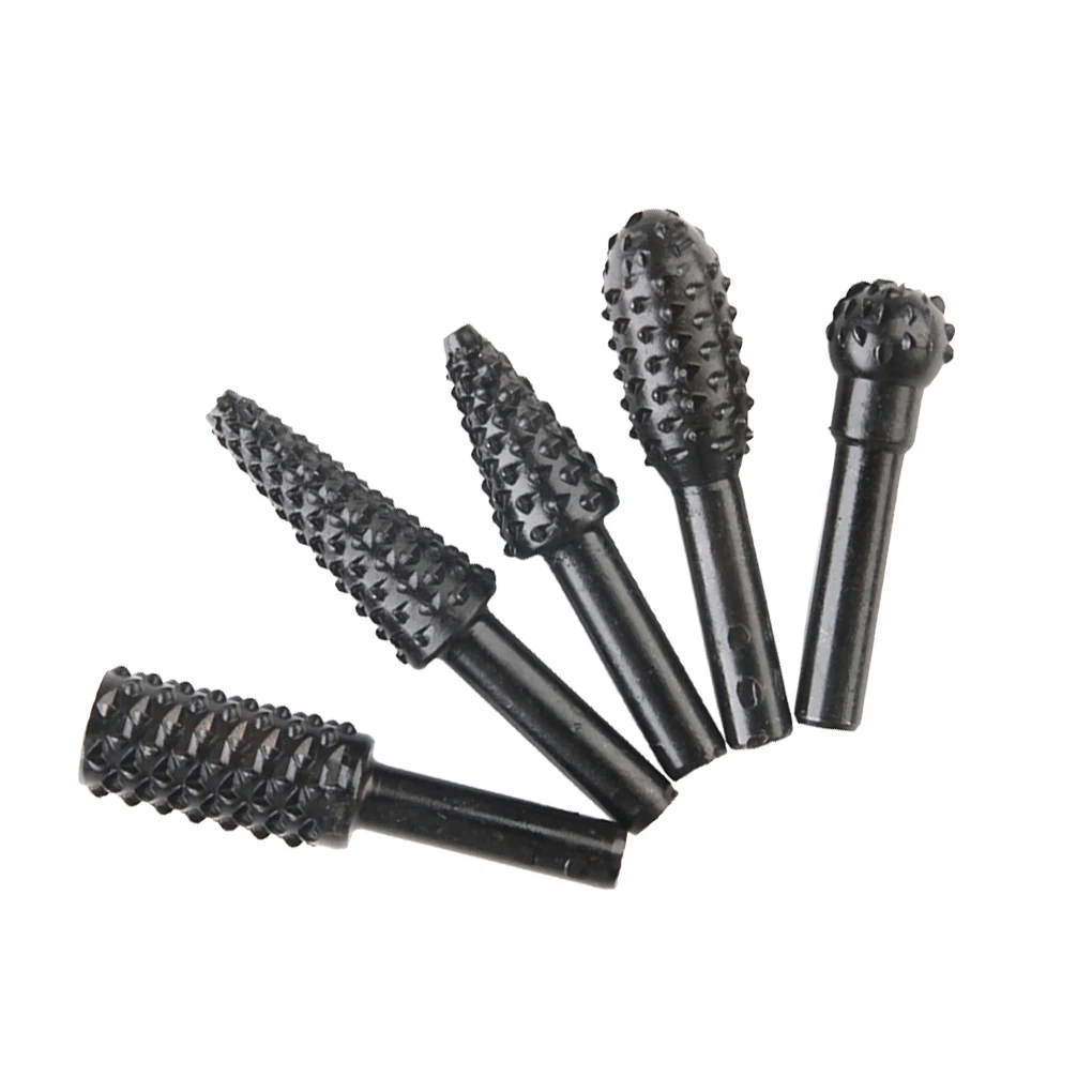 

5 шт. набор сверл Деревообрабатывающие инструменты Поворотная Терка пилка клубника шлифовальный резной станок