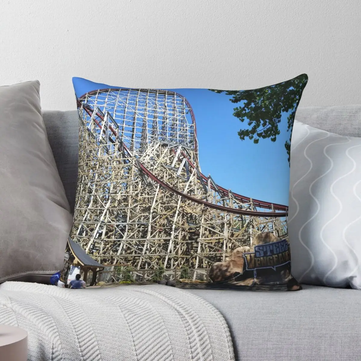 

Steel Vengeance Square Pillowcase Polyester Linen Velvet Creative Zip Decor Pillow Case Home Cushion Cover 18"