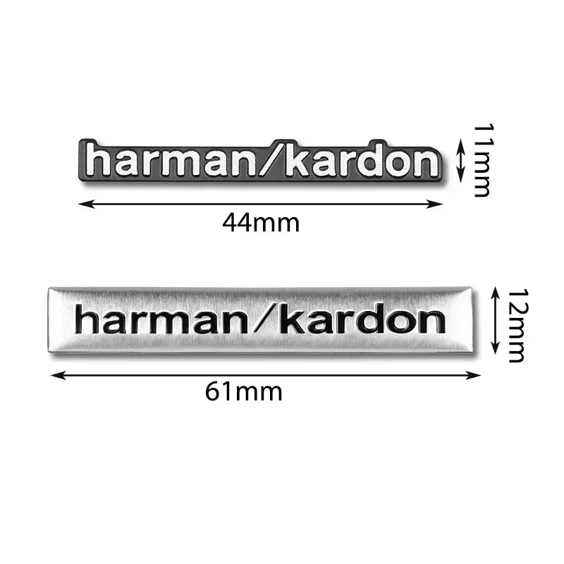 Harman Kardon Badge алюминиевые 3D автомобильные аудио наклейки для Mercedes Benz kia sportage Cooper