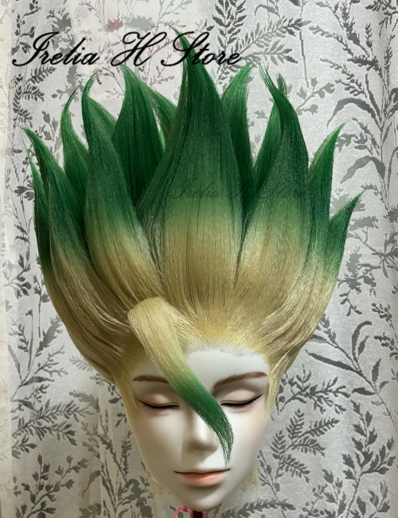 Фото Парик для косплея Ирелии Х Сенку из Dr.STONE, предварительно уложенный, от H Store №5