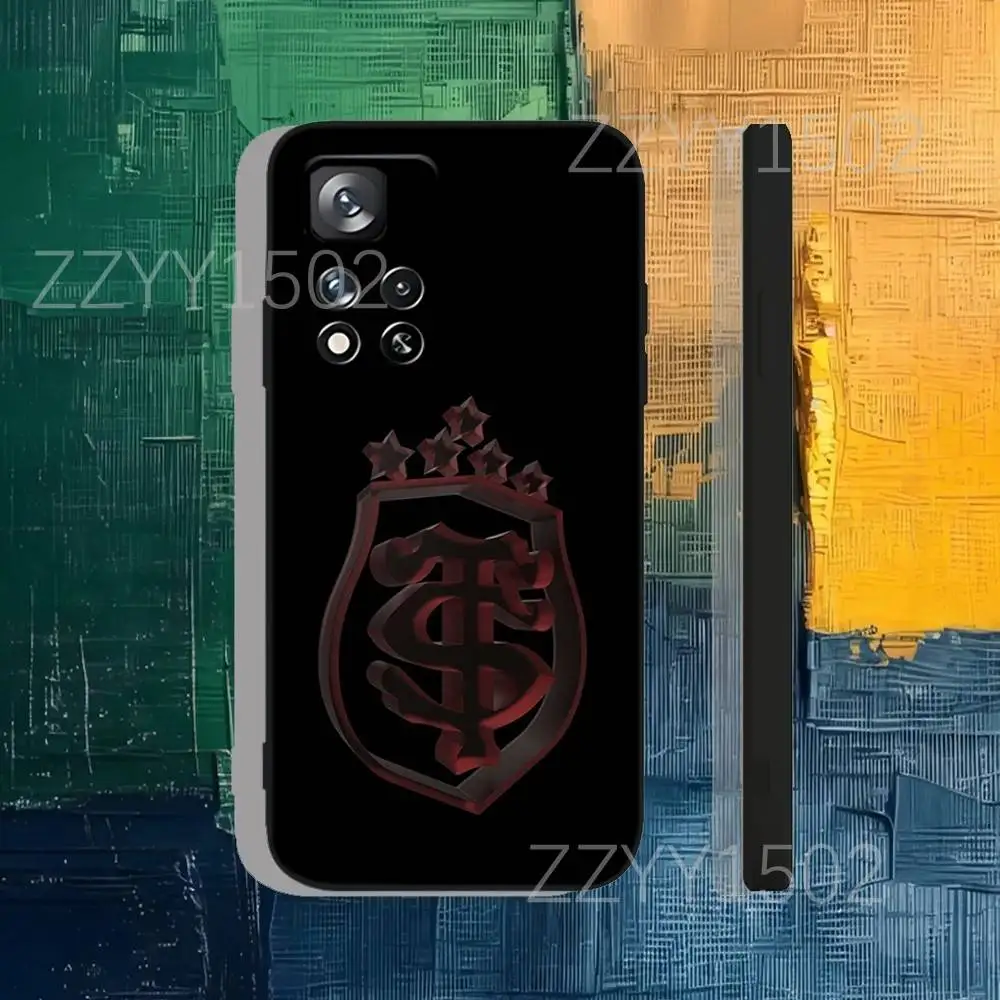 Фото Черный силиконовый мягкий чехол Stade-Toulousain Rugby French для Samsung S25, S24, Ultra, S20, S30, Plus, S22, S23, Ultra, Plus, 5G №5