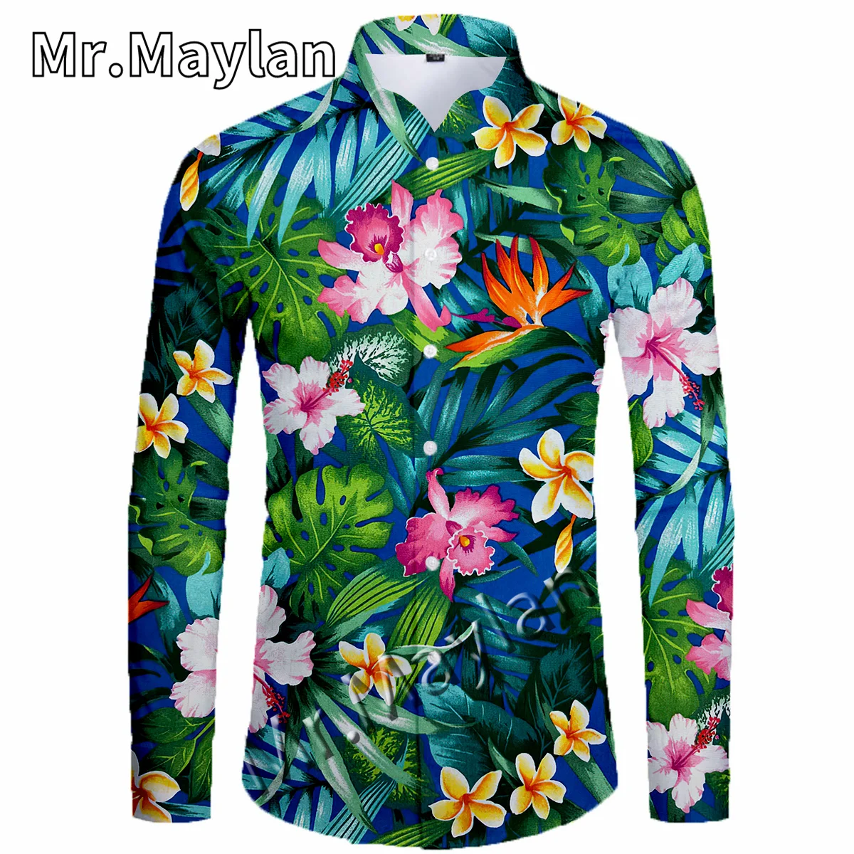 

Luxury Floral 3D Hawaii Shirt Hawaiian Shirt Men Spring Long Sleeve Shirt Men Shirts 2022 Oversized 5XL Camisas Masculinas-177