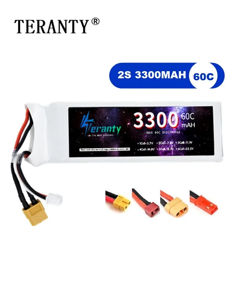Литиевая батарея TERANTY 7 4 В 2S 3300 мАч 60C