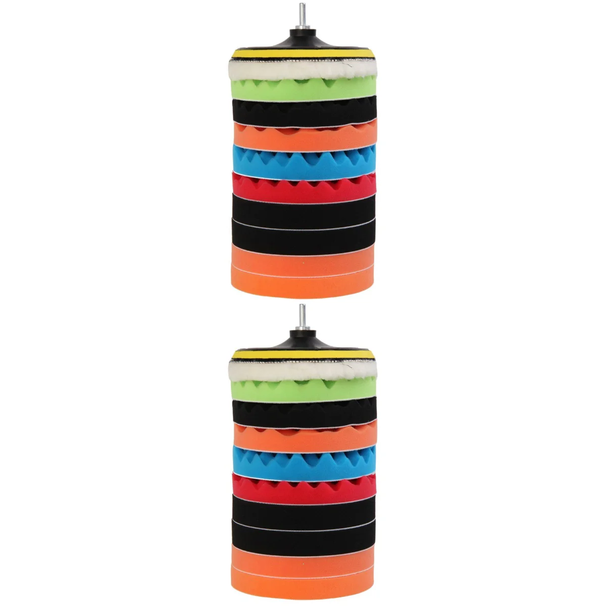 

24 PCS 7 inch Buffing Sponge Polishing Pad Self-Adhesive Disc Wool Disc Polishing Wax Sanding Pad Kit for Car
