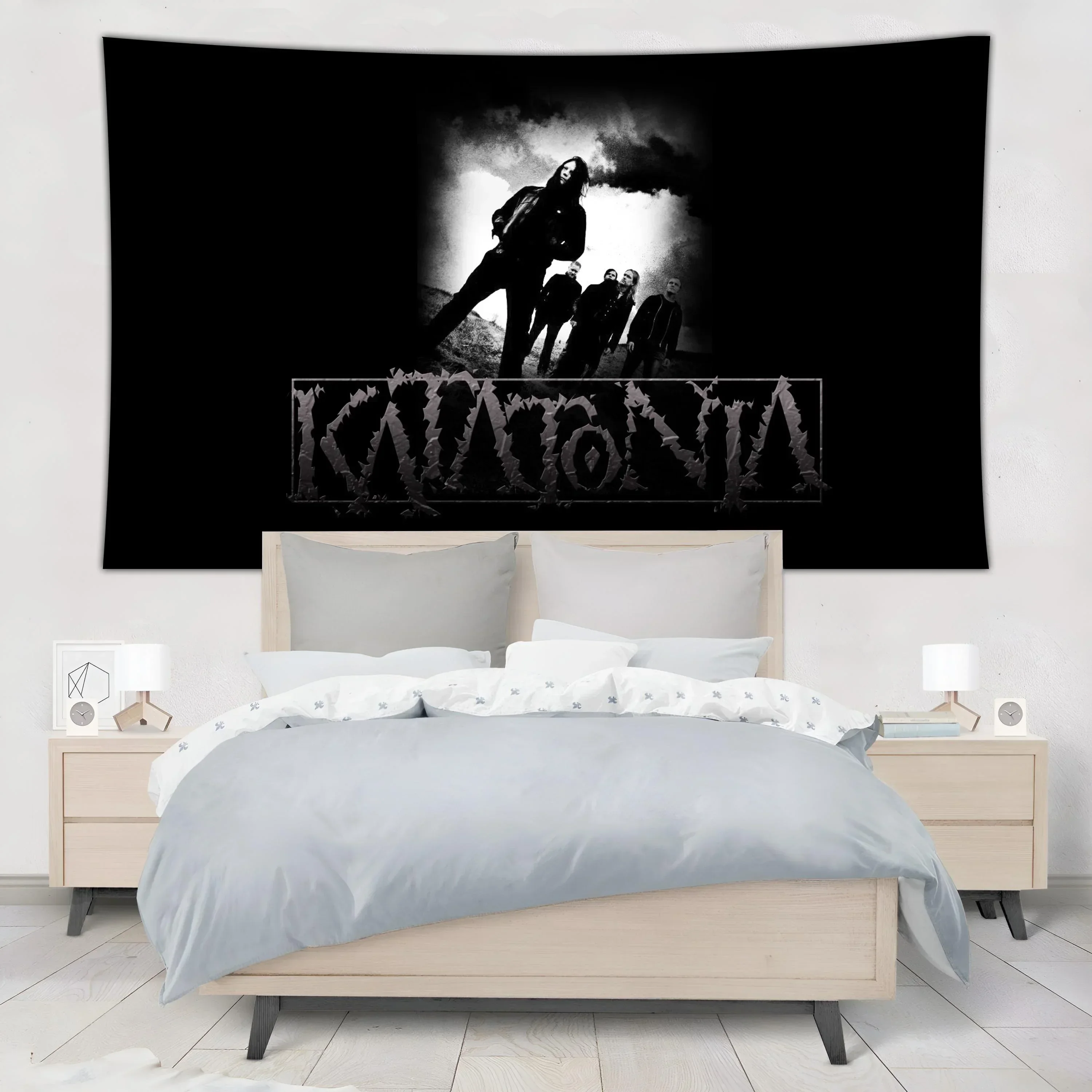 Шведский Поющий плакат Katatonias гобеленовый фон лучший подарок для парня Настенное