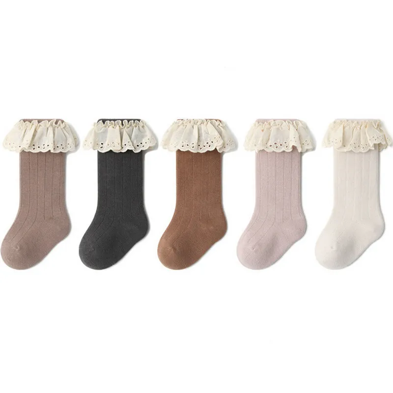 

Kids Baby Crew Socks Cute Ruffled Lace Princess Dress Socks for Toddler Girls Clothing Accessory