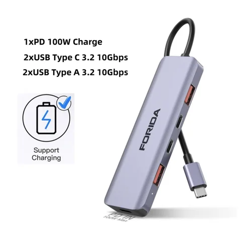 Forida USB C Hub 100 Вт