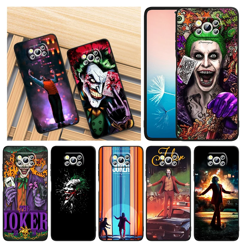 

Harleen Quinzel Joker Art Phone Case For Xiaomi Mi Poco X4 X3 NFC F4 F3 GT M5 M5s M4 M3 Pro C40 C3 5G Funda Black Soft Cover