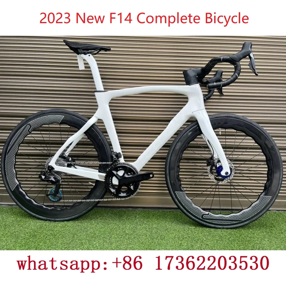 

2023 New F14 Road Carbon Whole Bike Disc/Rim Brake With Groupset F14 Complete Bicycle Custom Logo F14 full bike