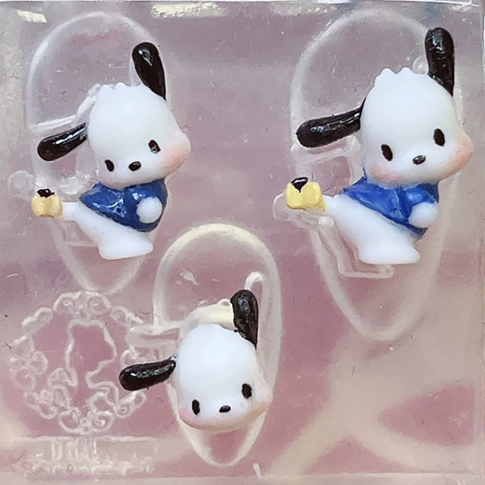 Sanrio Kuromi Melody 3D акриловая форма для дизайна ногтей Hello Kitty Pochacco Diy силиконовая резьбы