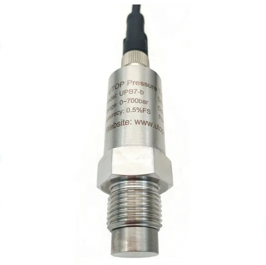 

M12 Connector 17-4PH Steel Strain Gauge Flush Diaphragm Pressure Transmitter