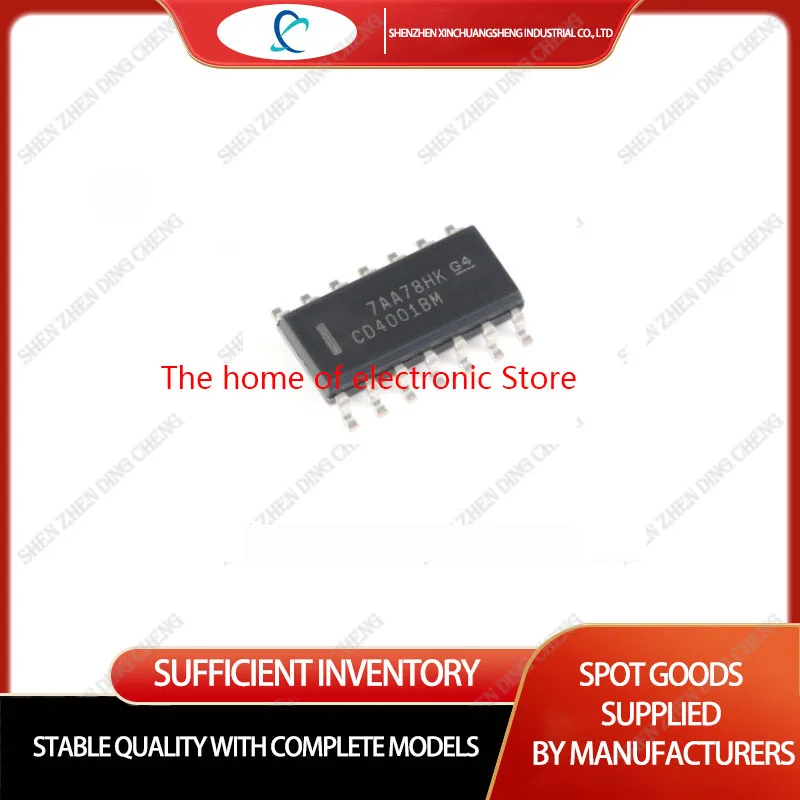 

10 шт. подлинный оригинальный CD4001B CMOS четырехсторонний 2 Вход включатель-Нор-ворота